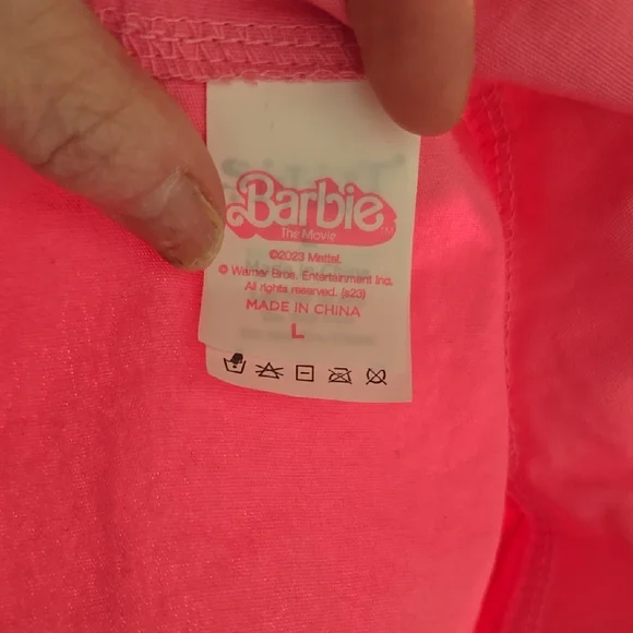 Pink Women's Barbie Jumpsuit - Picture 11 of 11